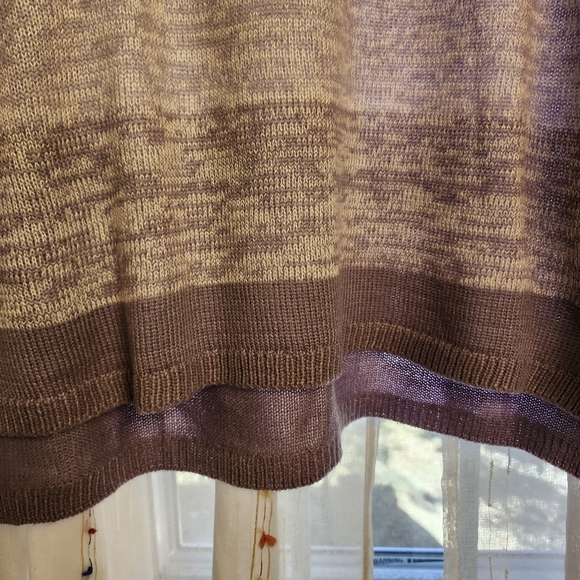 DRESS BARN WOMEN'S LILAC AND GRAY STRIPED SOFT SWEATER SIZE XL - Picture 5 of 13